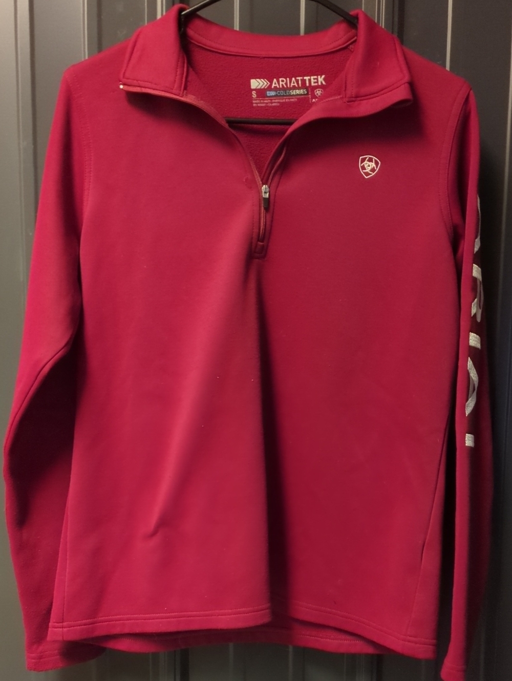 AriatTek Red Performance Cold Series Quarter-Zip